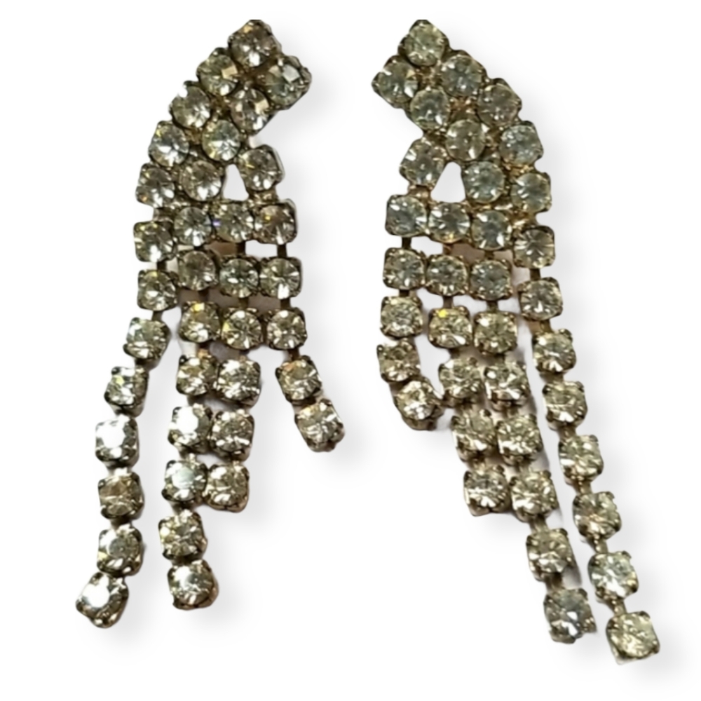 Vintage F.N. Kistner Co Jewelers Pierced Earrings